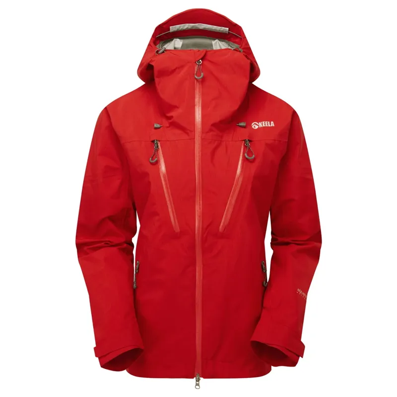 Keela Pinnacle Waterproof Jacket Women's in Rescue Red