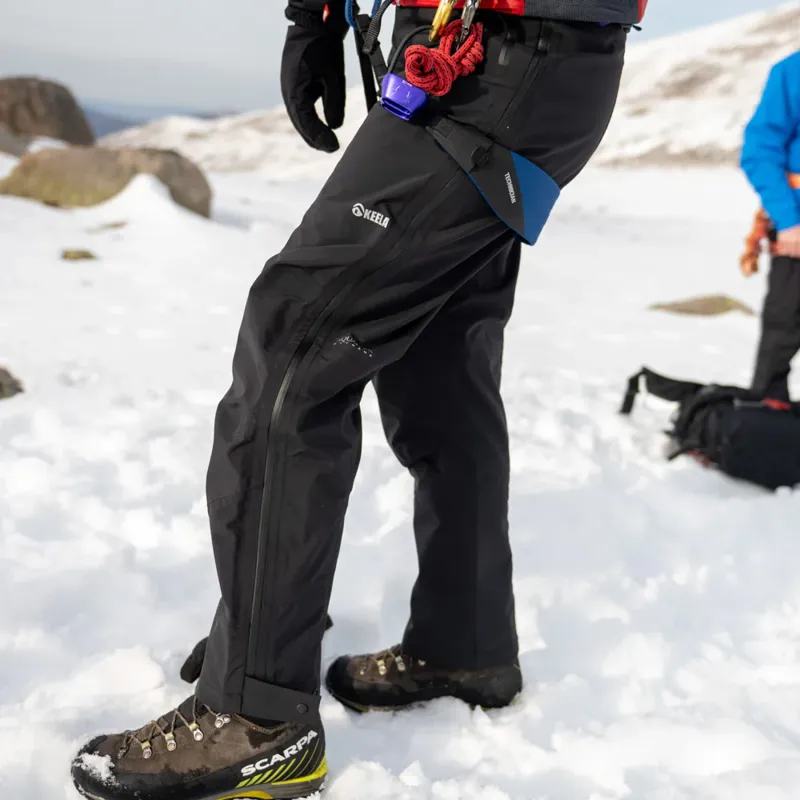 Keela Pinnacle Waterproof Trousers Mens in Black-1