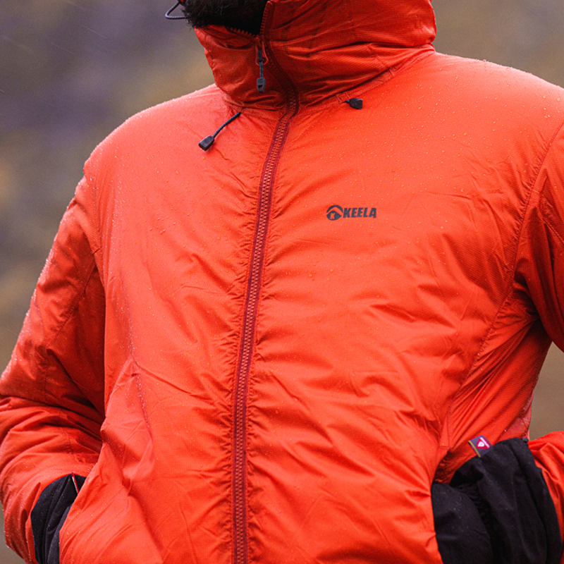 Keela Solo Primaloft Insulated Jacket Mens in Raw Sienna-2