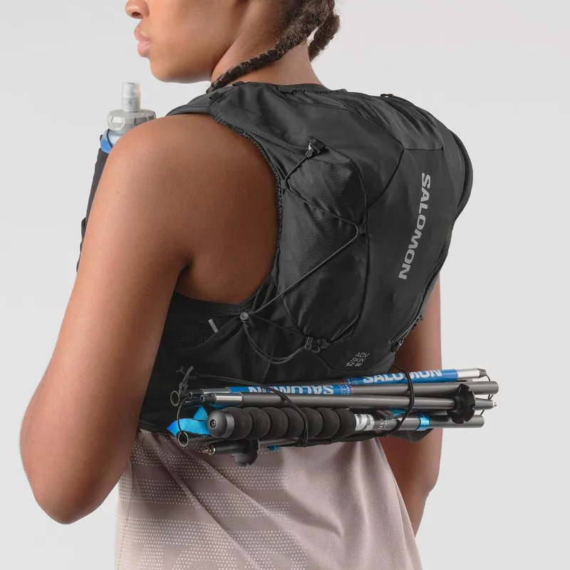 Salomon ADV Skin 12 Set Womens in Black/Asphalt-7