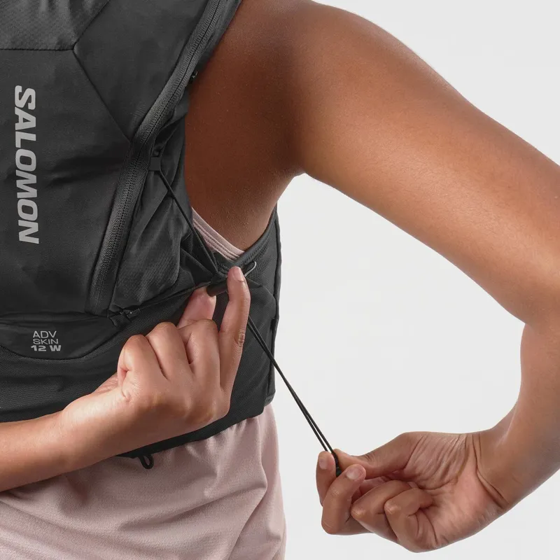 Salomon ADV Skin 12 Set Womens in Black/Asphalt-8