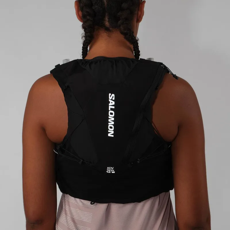 Salomon ADV Skin 12 Set Womens in Black/Asphalt-10
