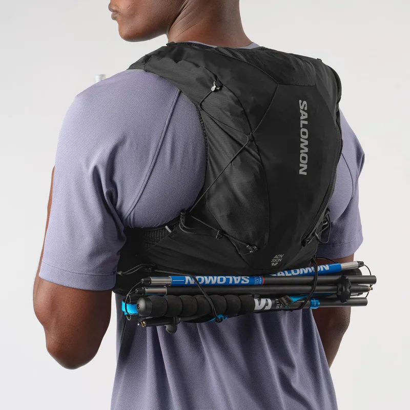 Salomon ADV Skin 12 Set Running Backpack in Black-9