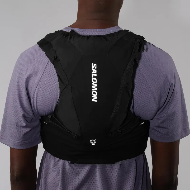 Salomon ADV Skin 12 Set Running Backpack in Black-12