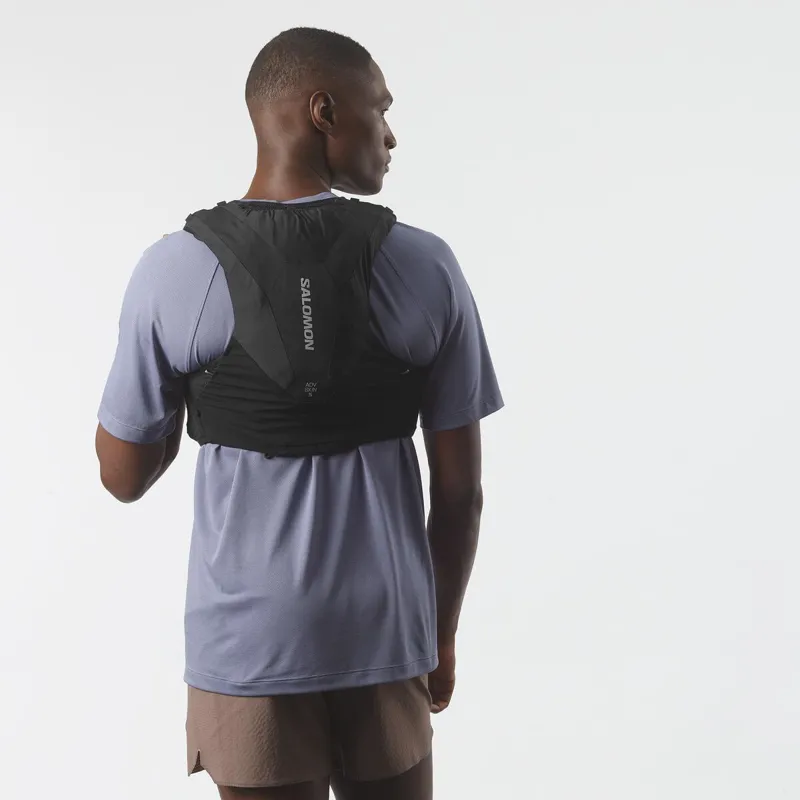 Salomon ADV Skin 5 Set Hydration Vest in Black-3