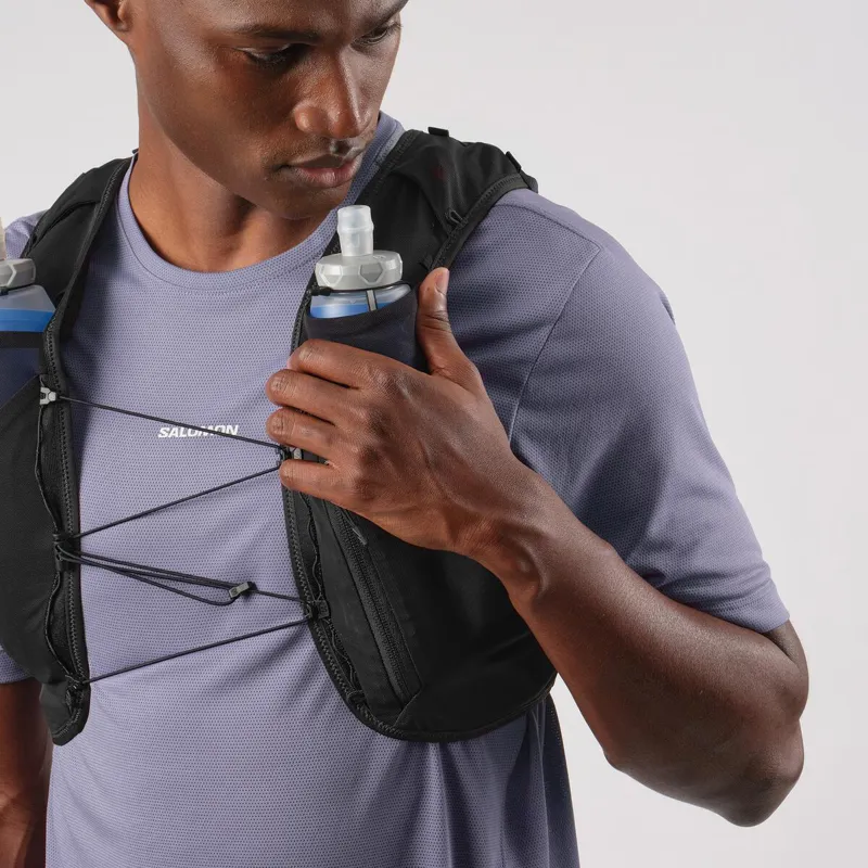 Salomon ADV Skin 5 Set Hydration Vest in Black-6