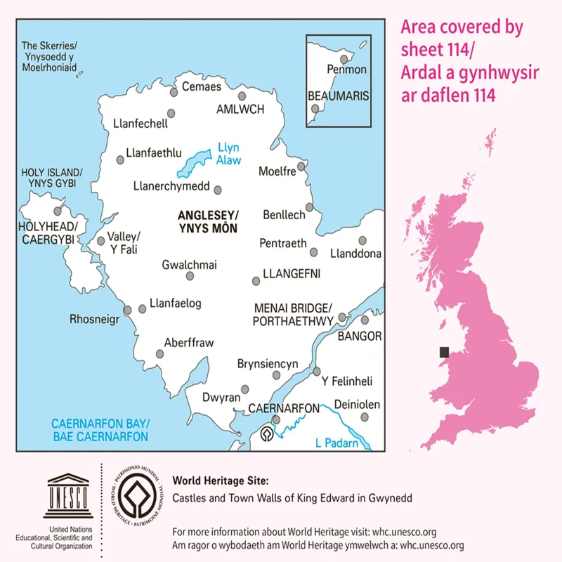 OS Landranger 114 Anglesey-2
