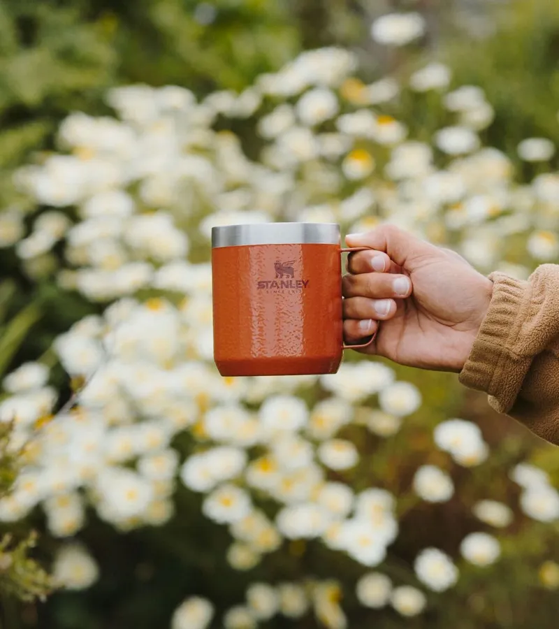 Stanley Stay Hot Camp Mug 0.35L in Hammertone Clay-3