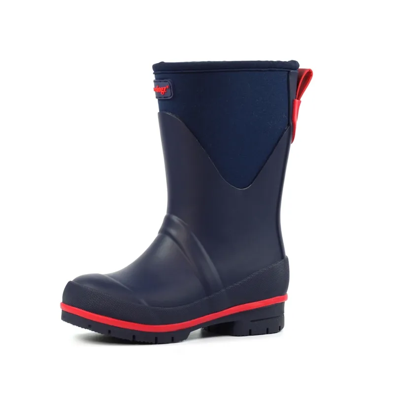 Lazy Dogz Splash Junior Wellington in Blue-3