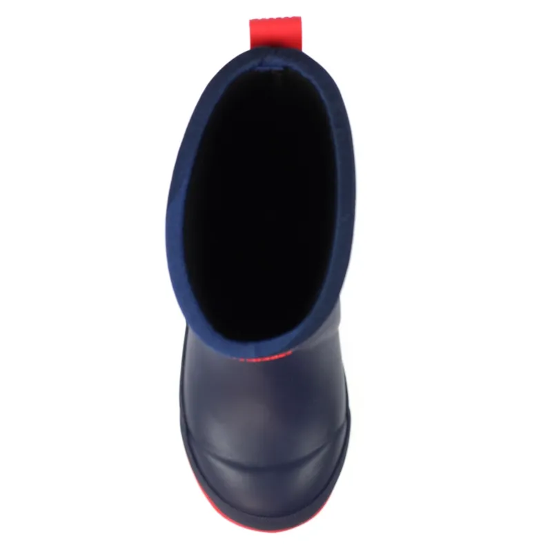 Lazy Dogz Splash Junior Wellington in Blue-6