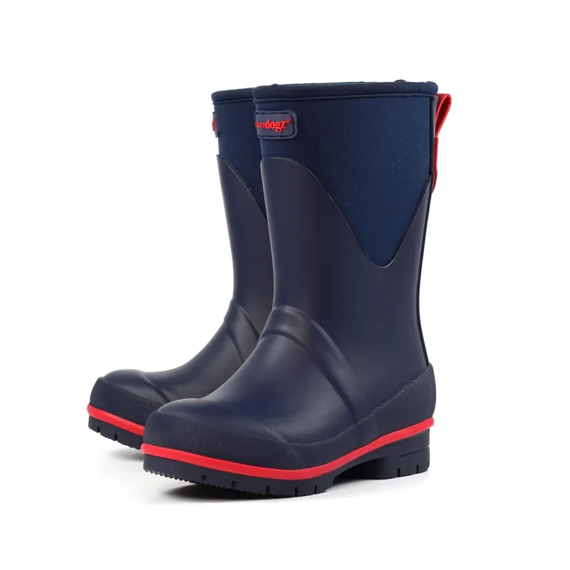 Lazy Dogz Splash Junior Wellington in Blue-7