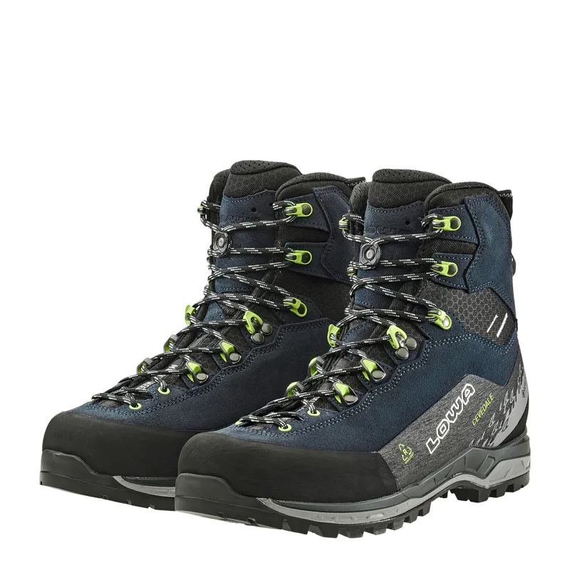 Lowa Cevedale Pro GTX Mid Mens in Navy/Lime-1