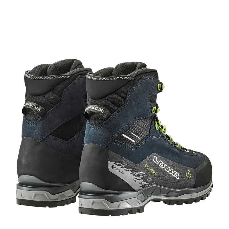 Lowa Cevedale Pro GTX Mid Mens in Navy/Lime-2