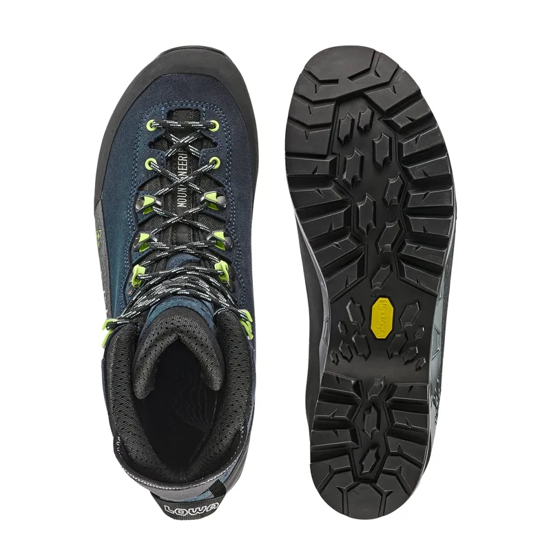 Lowa Cevedale Pro GTX Mid Mens in Navy/Lime-4