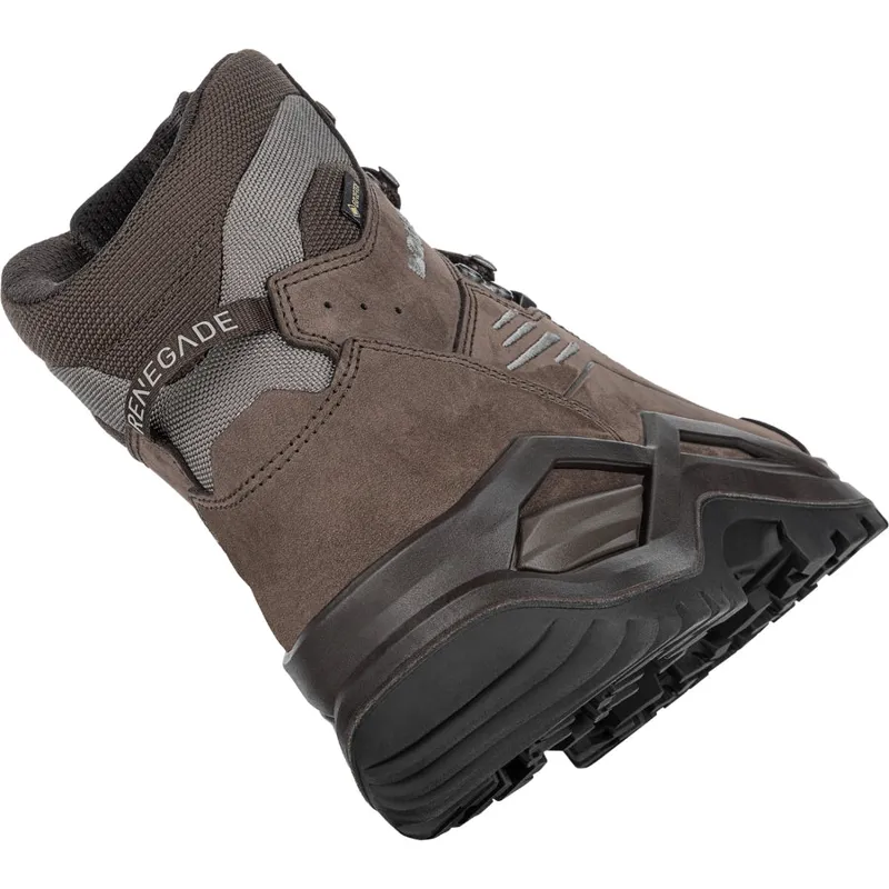 Lowa Renegade Evo Gore-Tex Mid Mens in Espresso/Seaweed-3