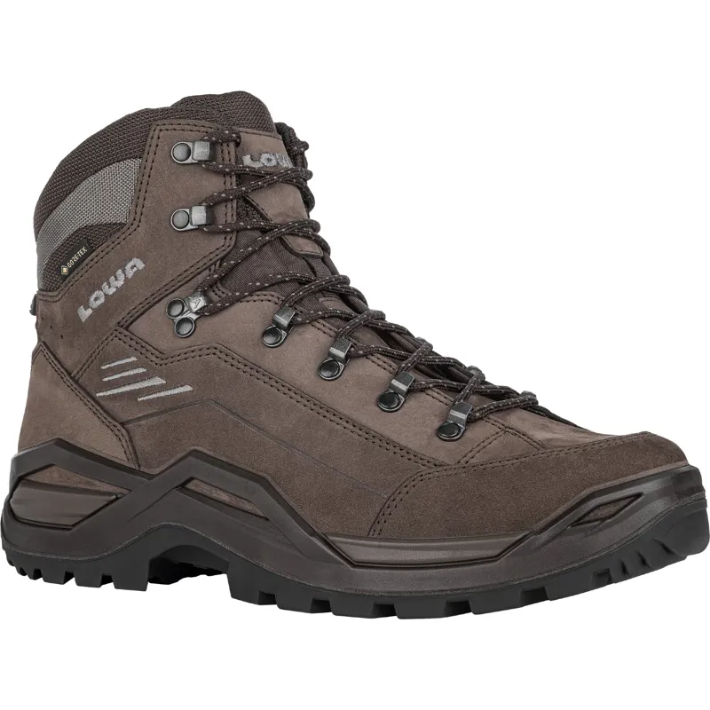 Lowa Renegade Evo GTX Mid Wide Mens in Espresso/Seaweed-2