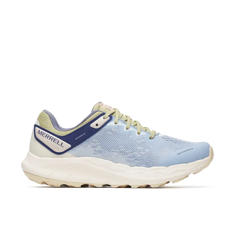 Merrell Antora 4 Waterproof Trail Running Shoe Womens in Seaway/Chalk