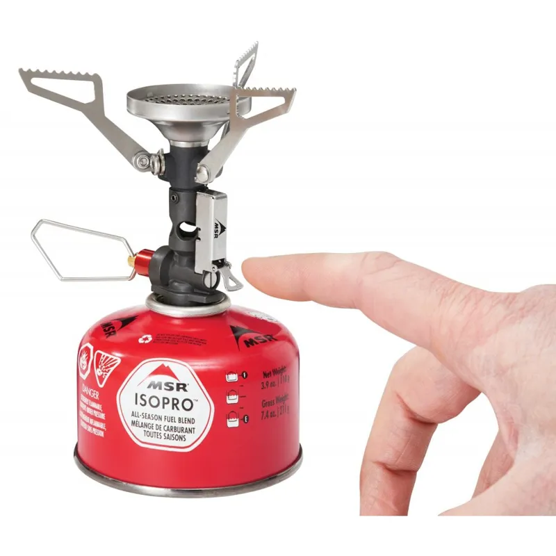 MSR PocketRocket Deluxe Backpacking Stove in Silver-4