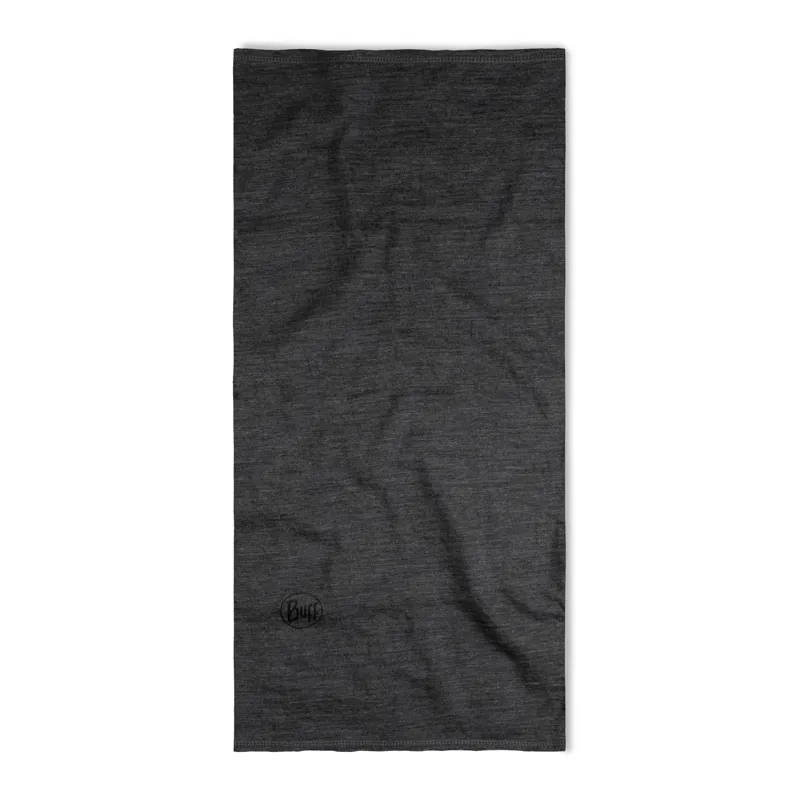 Buff Lightweight Merino Wool Multifunctional Headwear in Solid Grey-1