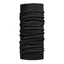 Buff Lightweight Merino Wool Multifunctional Headwear in Solid Black