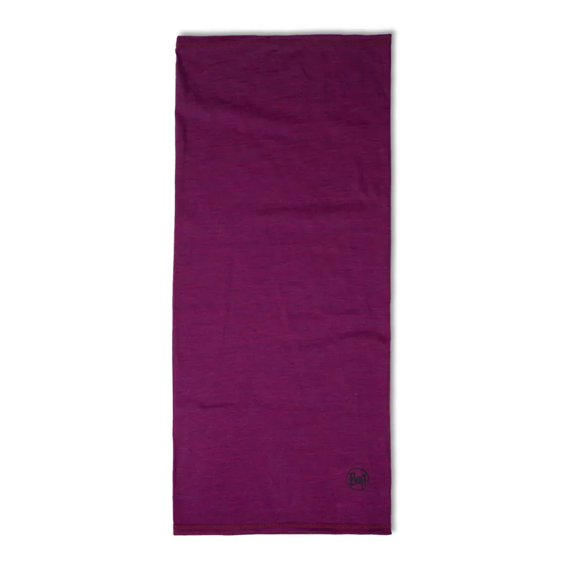 Buff Merino Lightweight Neckwear in Solid Magenta-1