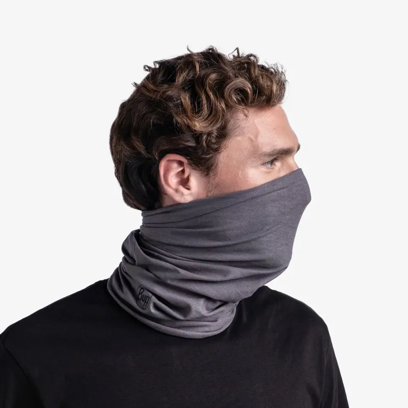 Buff Original Neck Gaiter in Solid Castlerock Grey-3