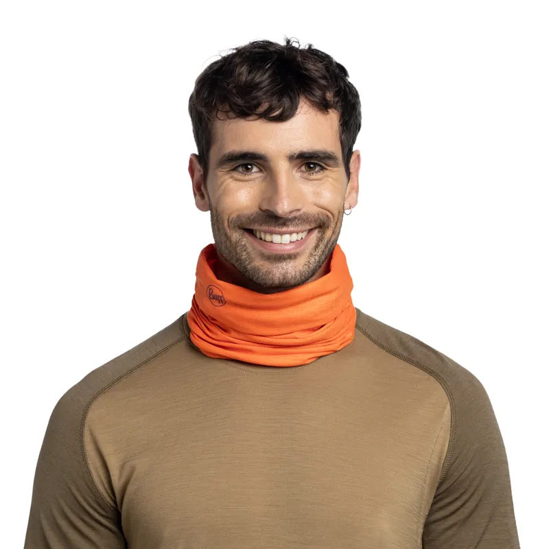Buff Coolnet UV Neckwear in Solid Poppy-2