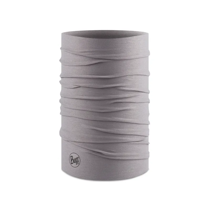 Buff Coolnet UV+ Neckwear in Solid Grey Sedona