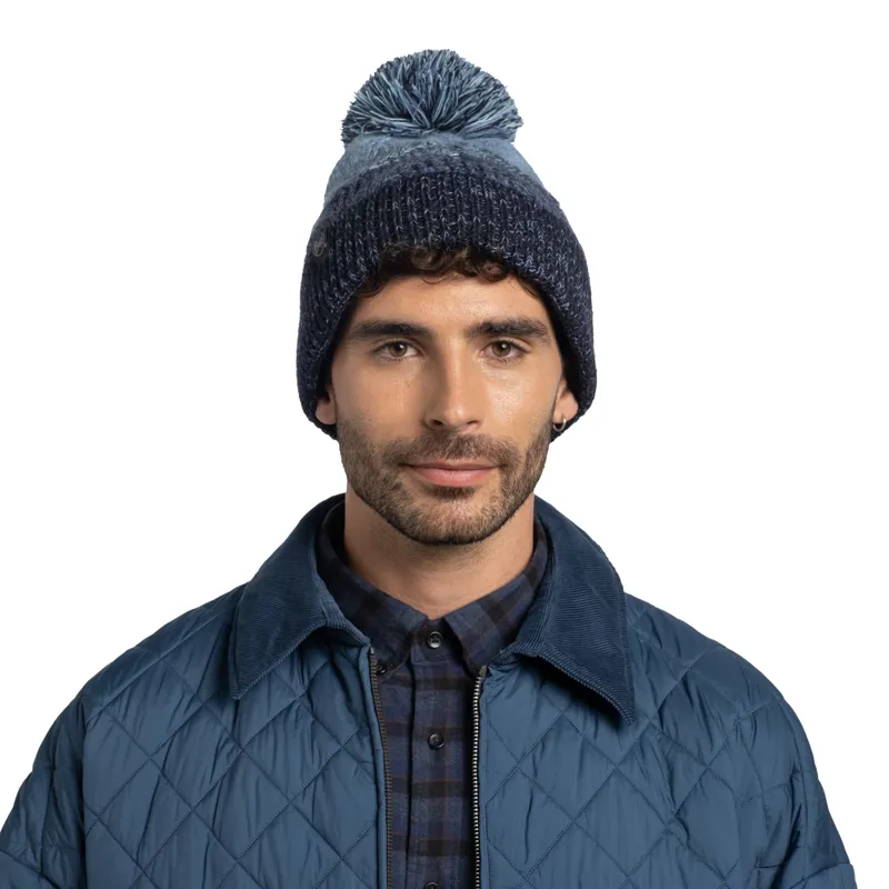 Buff Knitted and Fleece Beanie Masha Adult in Water-2