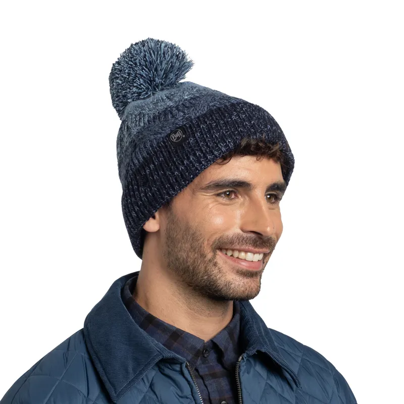 Buff Knitted and Fleece Beanie Masha Adult in Water-3