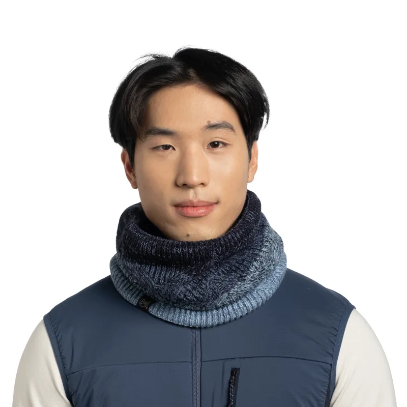 Buff Knitted and Fleece Neckwarmer Masha Adult in Water-2