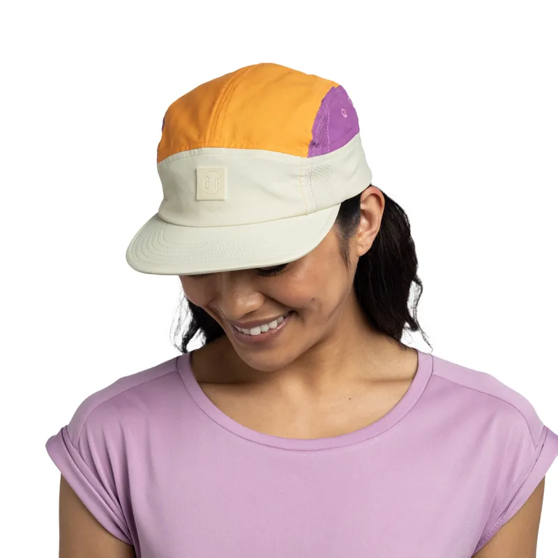 Buff 5 Panel Go Cap in Domus Pistachio-3