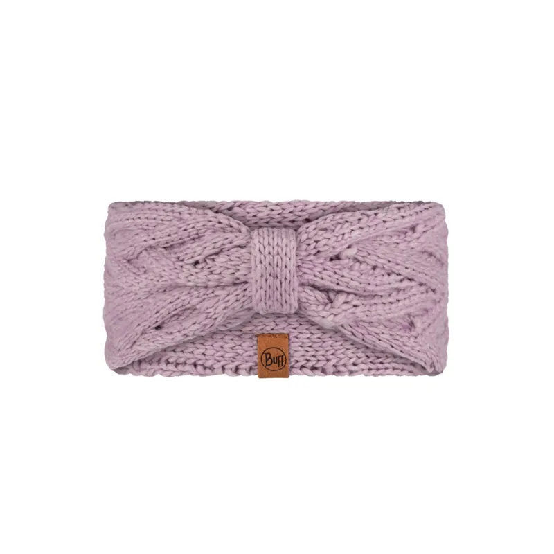 Buff Knitted Headband Caryn in Lilac Ice