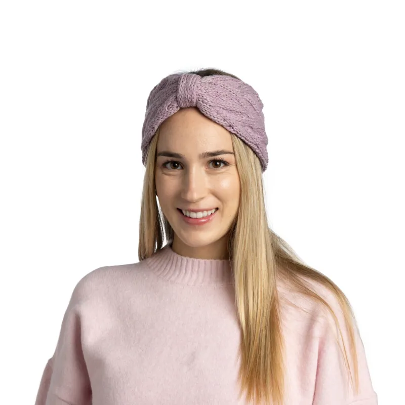 Buff Knitted Headband Caryn in Lilac Ice-3