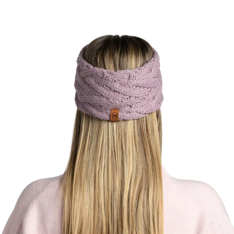 Buff Knitted Headband Caryn in Lilac Ice-4