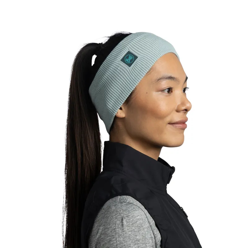 Buff CrossKnit Headband in Aqua Haze-1