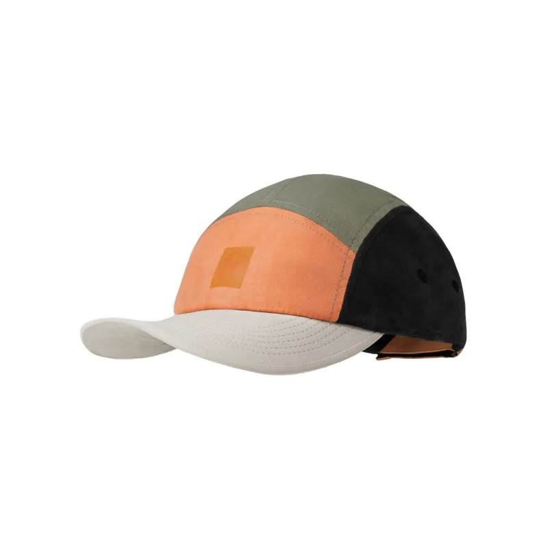 Buff 5 Panel Go Cap Youth in Colart Tundra Khaki