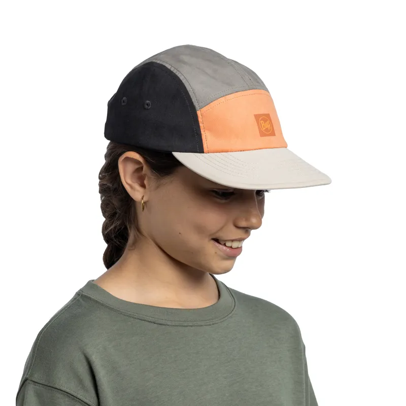 Buff 5 Panel Go Cap Youth in Colart Tundra Khaki-3