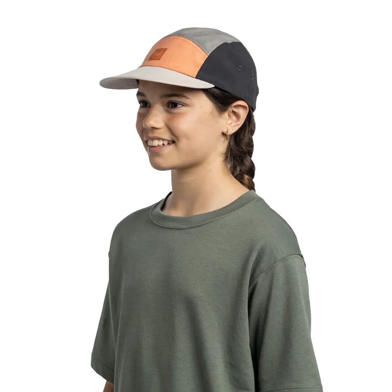 Buff 5 Panel Go Cap Youth in Colart Tundra Khaki-2