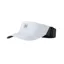 Buff Go Visor in Solid White