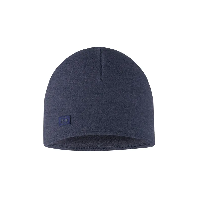 Buff Merino Fleece Beanie Unisex in Navy