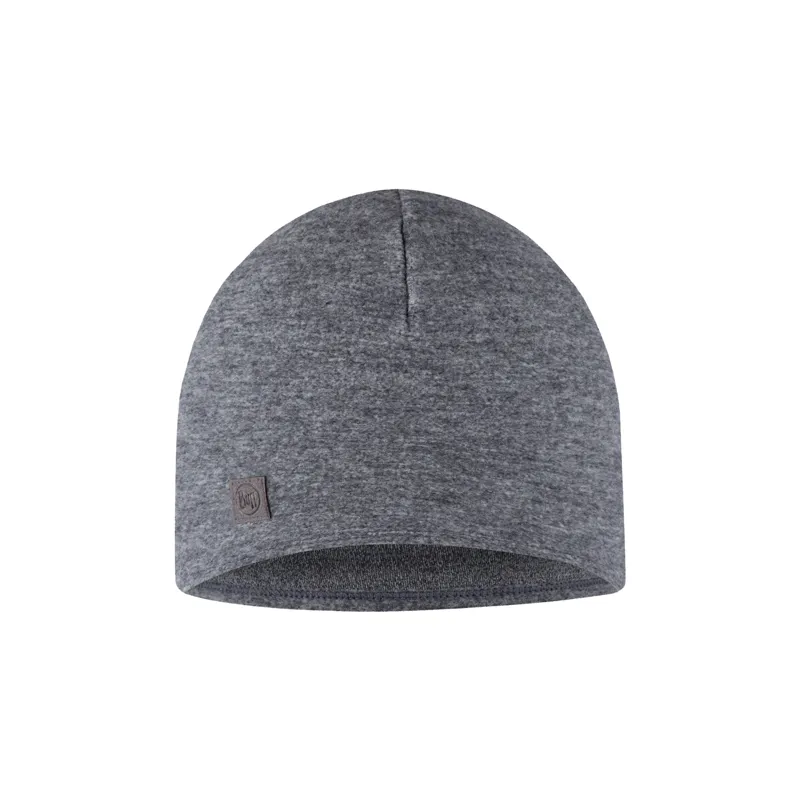 Buff Merino Fleece Beanie in Grey