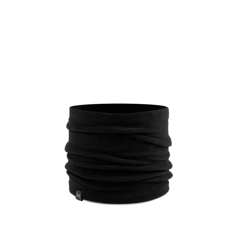 Buff Polar Neck Warmer in Solid Black