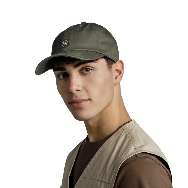 Buff Baseball Cap in Solid Zire Military-2