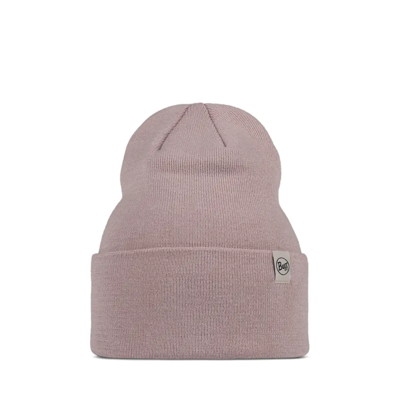 Buff Lilon Knitted Beanie in Rosewood