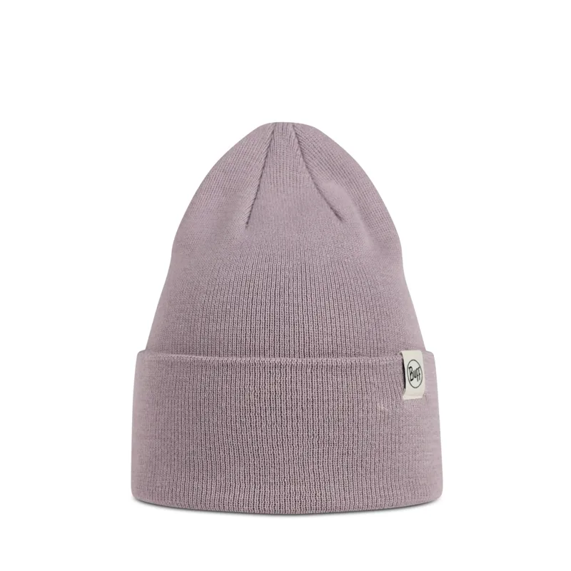 Buff Lilon Knitted Hat in Lilac Ice
