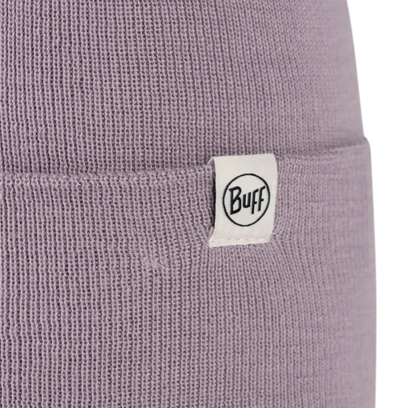 Buff Lilon Knitted Hat in Lilac Ice-1