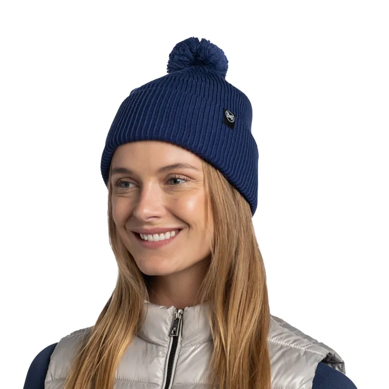 Buff Knitted Beanie Renvi Unisex in Midnight-3