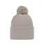 Buff Knitted Beanie Renvi Unisex in Birch Grey