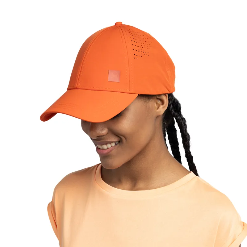 Buff Summit Cap in Solid Poppy-3